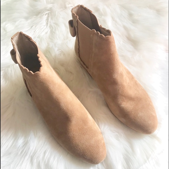 SOLD Kate Spade Biscotti Misti Suede Booties NIB - Picture 5 of 8